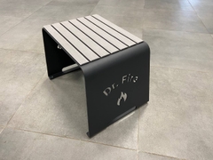 Табурет залізний з накладкою Dr.Fire stool-2