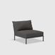 Модульный диван LEVEL2 SINGLE MODULE DARK GREY, BASIC Houe 22205-9851