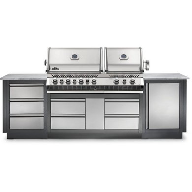 Вулична кухня Oasis 100 з грилем Prestige Bipro 825 Napoleon