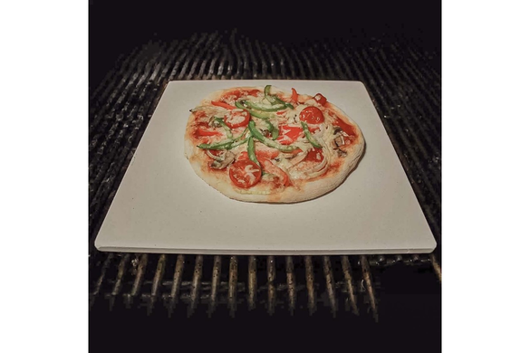 Камень для выпечки и пиццы для духовки и гриля квадратный, 30,5 х 30,5 см SANTOS 8128