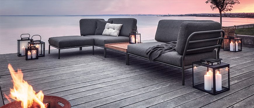 Модульный диван LEVEL CORNER, RIGHT SOOTY GREY LTD, SUNBRELLA NATTE Houe 12201-5751
