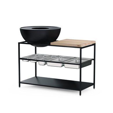 Набор контейнеров 5 пр. для стола FIRE KITCHEN Stainless Steel Container Set Hoefats 00764