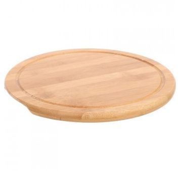 Круглая сервировочная доска из бамбука Bamboo, 25,5 см Wilmax WL-771088