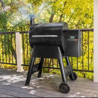 Пеллетный гриль Pro 575 с WiFIRE черный Traeger TFB57GLEC