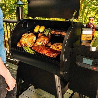 Пеллетный гриль Pro 575 с WiFIRE черный Traeger TFB57GLEC