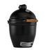 Лімітований kamado гриль Big Green Egg ONYX Large на сучасній терасі