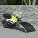Шезлонг для басейну Brigo Black Garden4You 10027