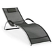 Шезлонг для басейну Brigo Black Garden4You 10027