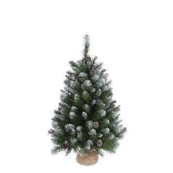 Штучна ялинка Empress 60 см 🎄 З ефектом інею та шишками &mdash; купити в Grill Market