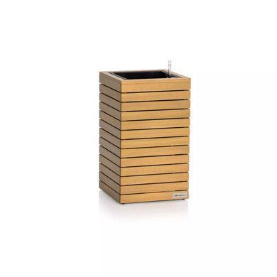 Кашпо с автополивом PALO Natural Wood, высокое Lechuza 16771