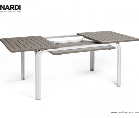 Розкладний стіл Alloro 140 Extensible Tortora Vern Bianco Nardi 42753.10.000