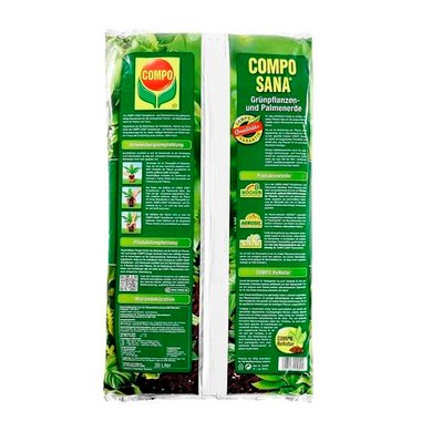 Торфосмесь для зеленых растений и пальм 20 л Compo Sana 1451