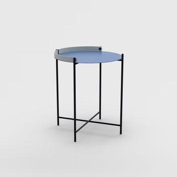 Стол-поднос EDGE TRAY TABLE Ø46, PIGEON BLUE Houe 10911-8213