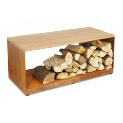 Тумба для хранения дров средняя Ofyr Wood-storage-bench