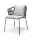Крісло з подушкою Lisa Fil&ograve; Nest 2899 antracite ice S-CAB 2899VA-N81-B6-1563B6