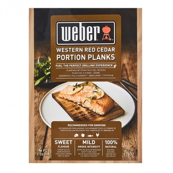 Доски кедровые для копчения, 10 см х 14 см, 4шт Weber 17832