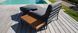 Приставний пуф LEVEL OTTOMAN DARK GREY, BASIC Houe 12203-9851