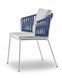 Крісло з подушкою Lisa Fil&ograve; Nest 2899 linen midnight ice S-CAB 2899VL-N60-B6-1563B6