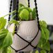 Підвіс для кашпо Macram&eacute; BOHO 120 см, чорне Lechuza 13899