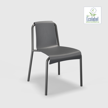 Стул NAMI DINING CHAIR, DARK GREY Houe 23814-7018