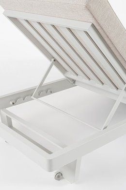 Шезлонг Infinity White bizzotto 0663429