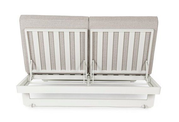 Шезлонг двойной Infinity White bizzotto 0663430