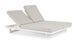 Шезлонг двойной Infinity White bizzotto 0663430