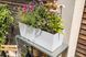 Балконное кашпо с автополивом Balconera Stone 50 кварцевый белый Lechuza 15657