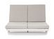 Шезлонг двойной Infinity White bizzotto 0663430