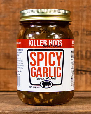 Маринованные огурцы Spicy Garlic Killer Hogs PIC-SPICYGARLIC