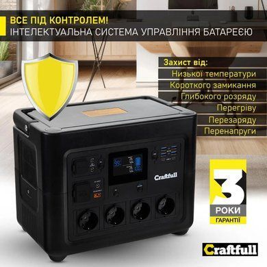 Портативная зарядная станция Craftfull PS1800 PR0032410-02