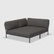 Модульный диван LEVEL COZY CORNER, LEFT DARK GREY, BASIC Houe 12212-9851