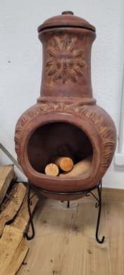 Мексиканская печь-камин с крышкой Sol-Y-Yo gk-1
