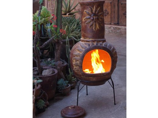Мексиканская печь-камин с крышкой Sol-Y-Yo gk-1
