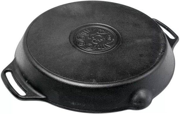 Чугунная сковорода с двумя ручками 35 см Petromax FP35H-T